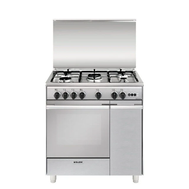 Glem Gas UQ855VI cucina Elettrico/Gas Acciaio inox