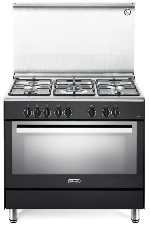 De’Longhi PEMA 96 SG cucina Elettrico Gas Nero