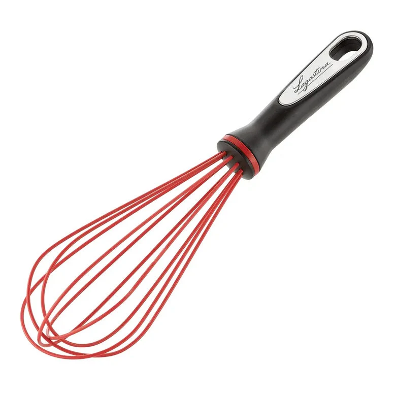 Lagostina Ingenio Smart 012196000015 frusta da cucina Frusta francese Silicone Nero, Rosso
