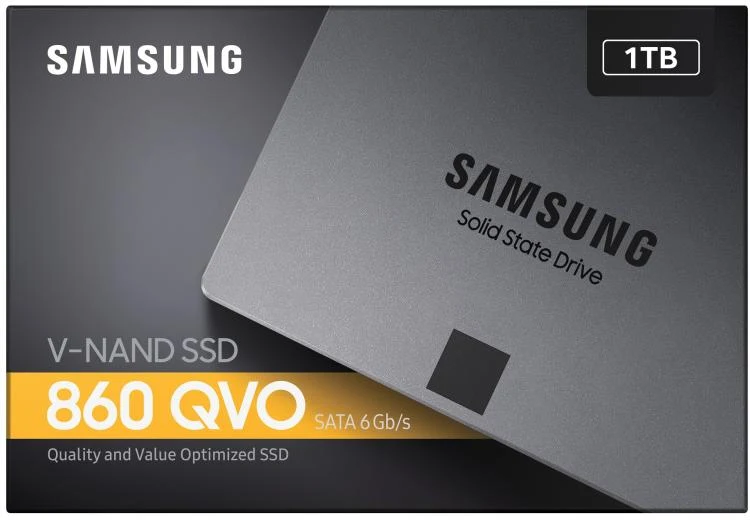 Samsung Hdd Ssd 2.5" Qvo 860 1Tb Mz-76Q1T0Bw Memoria Sata Samsung 860 Qvo Ssd