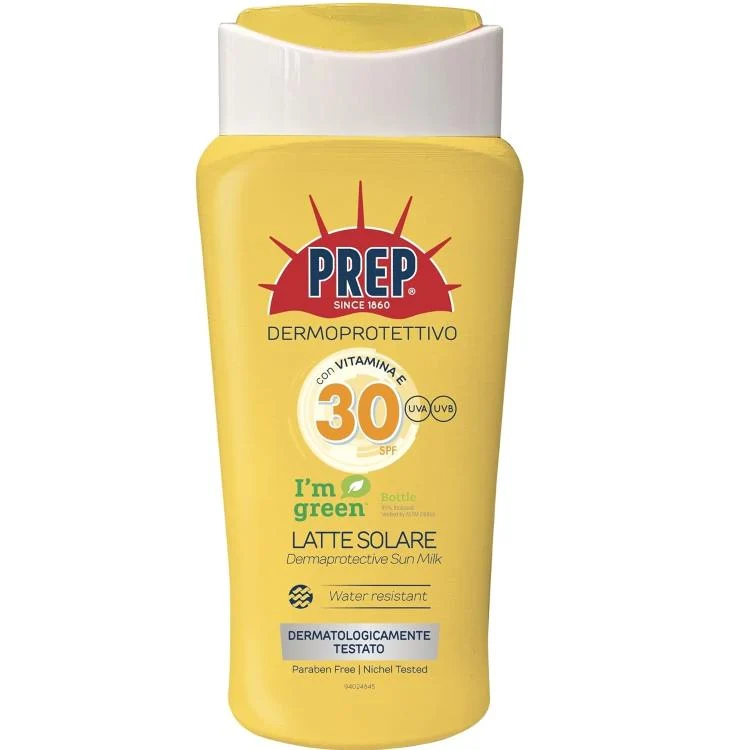 Prep - Latte Solare Dermoprotettivo Spf30 Protezione Solare Raggi Uva-Uvb 200Ml