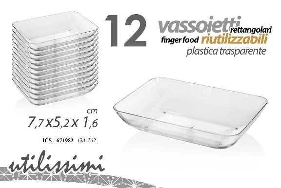 ICS/12 VASSOIETTI 7,7*5,2*1,6CM GA202