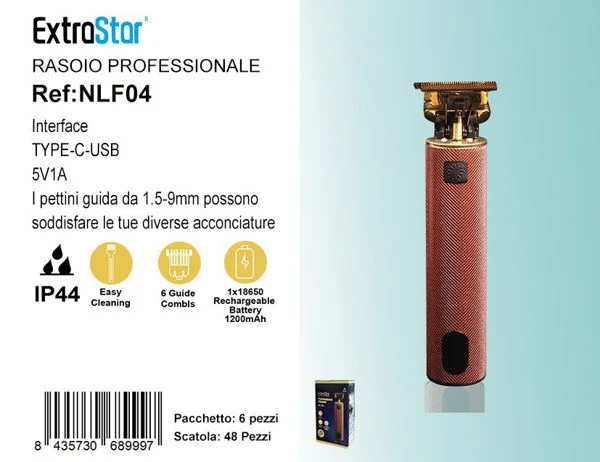 RASOIO PROFESSIONALE RICARICABILE