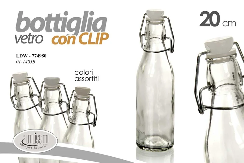 LDW/BOTTIGLIA 250ML ASS 6*20CM 01-1405B