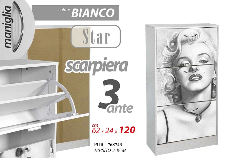 PUR/SCARP 3 MARYLIN 63*24*120 18PSHO-W-M