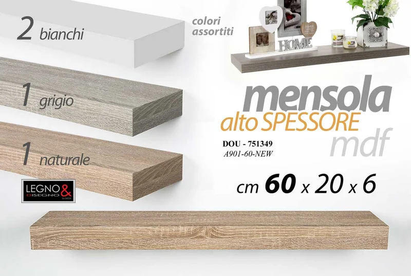 DOU MENSOLA ASS 60*20*6 A901-60 NEW