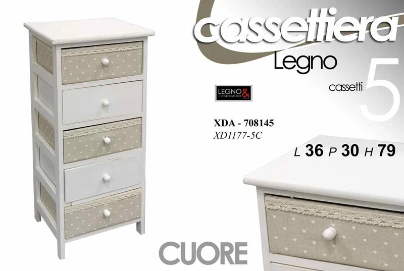 XDA CASS 5CASS CUORE 36*30*79 XD1177 5 C