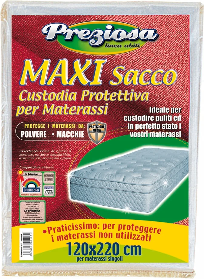 SACCO CUST.MAXI PER MATERASSI CM120X220