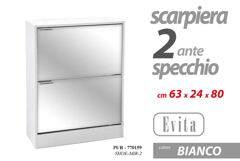 PUR/SCARPIERA 2 CRISTALLO 63*2SHOE-MIR-2