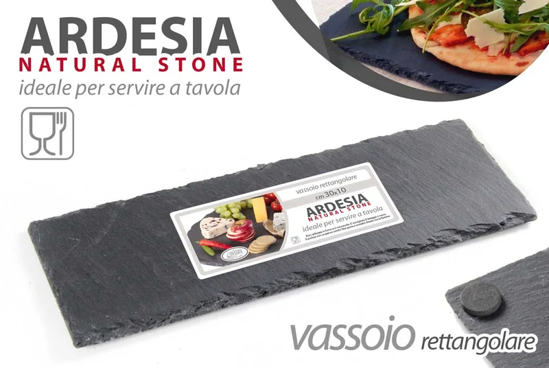 XUA/VASSOIO ARDESIA 30*10CM 1102-2