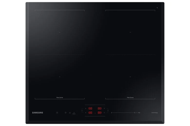 Samsung NZ64B5066KK Nero Da incasso 60 cm Piano cottura a induzione 4 Fornello(i)