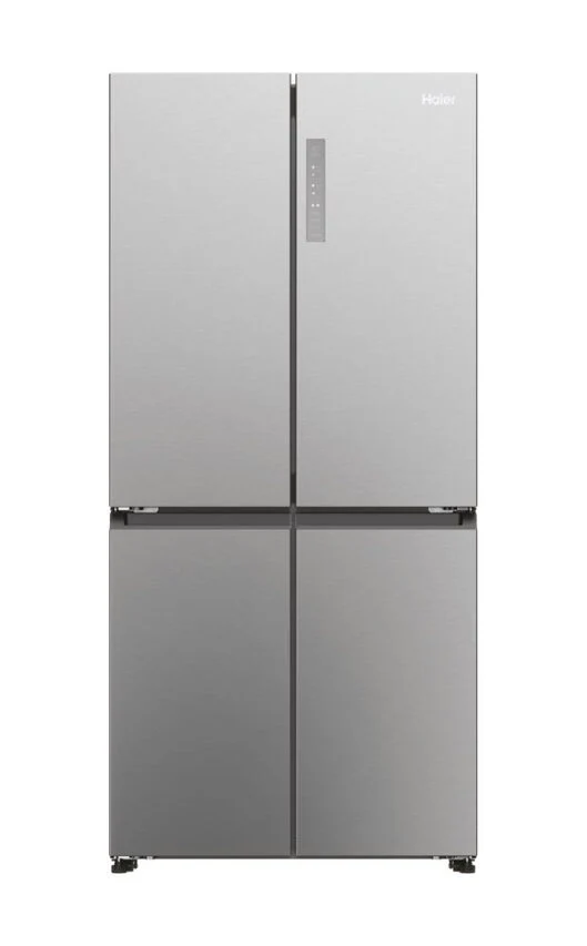 Haier HCR3818ENMM Cube 83 Serie 3 Frigorifero Side By Side Libera Installazione 467 L E Platino Stainless steel