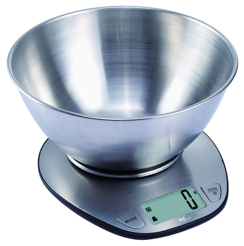 Melchioni Graal Acciaio inossidabile Superficie piana Bilancia da cucina elettronica