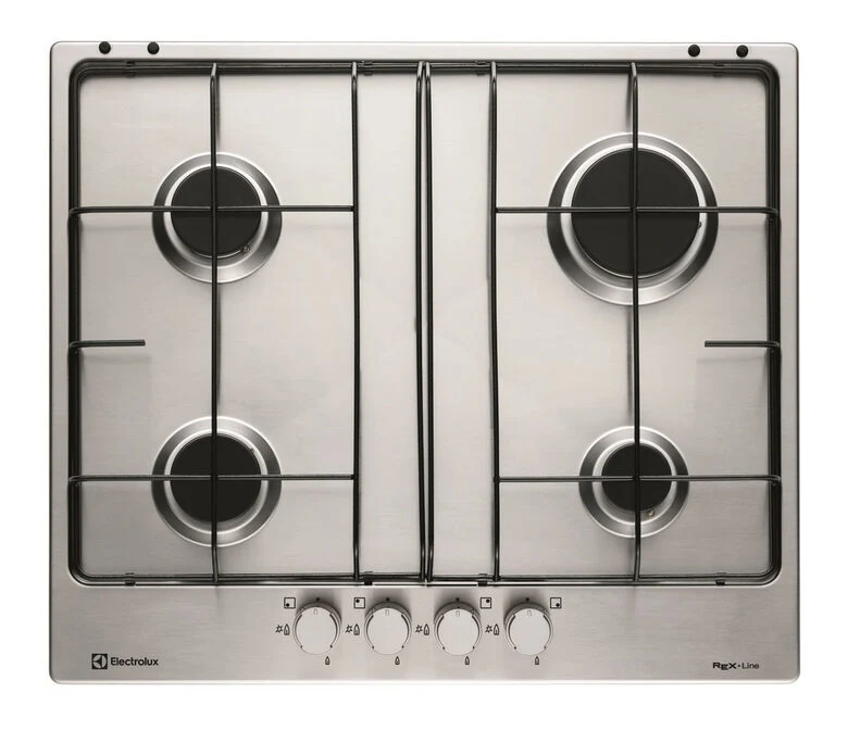 Electrolux RGG 6242 NVX Acciaio inossidabile Da incasso Gas 4 Fornello(i)