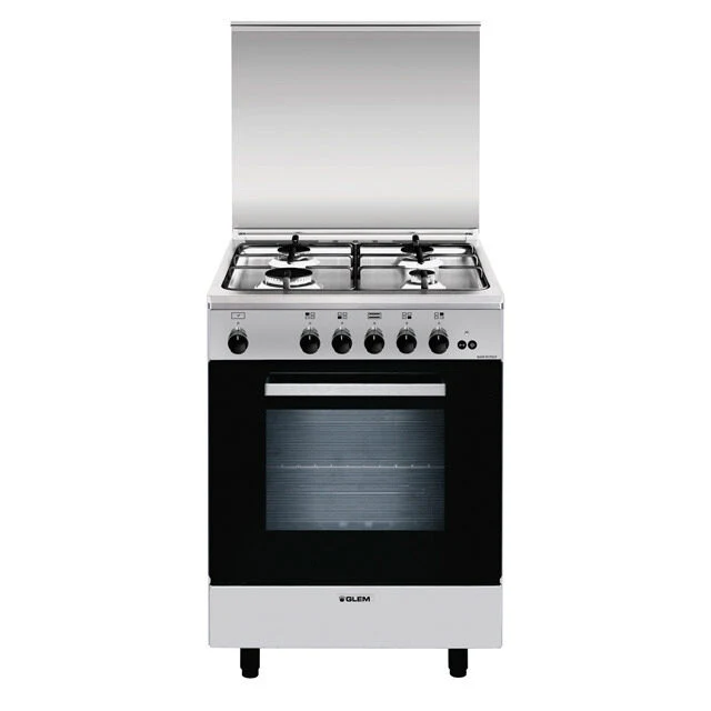Glem Gas A664GI Cucina a Gas Acciaio inossidabile A