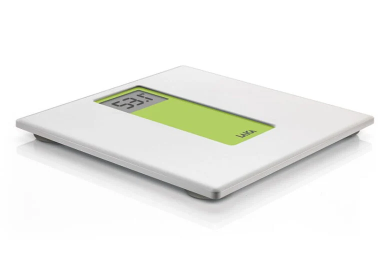 Laica PS1045 Quadrato Verde, Bianco Bilancia pesapersone elettronica
