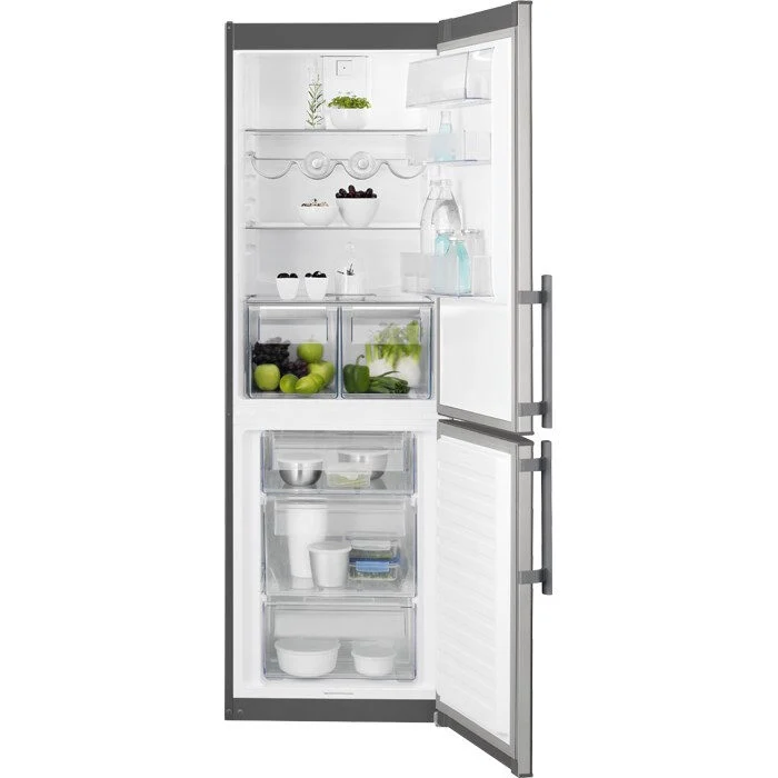 Electrolux EN3613JOX frigorifero con congelatore Libera installazione 329 L Grigio, Acciaio inossidabile