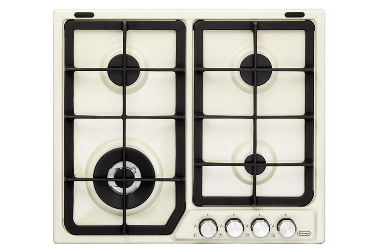 De’Longhi PFC 46 GH piano cottura Crema Da incasso 58 cm Gas 4 Fornello(i)