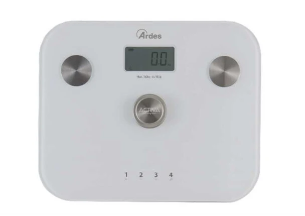Ardes AR2PPBFM bilance pesapersone Rettangolo Bianco Bilancia pesapersone elettronica