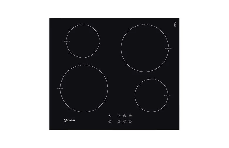 Indesit VIB 644 C E IT piano cottura Nero Da incasso Piano cottura a induzione 4 Fornello(i)