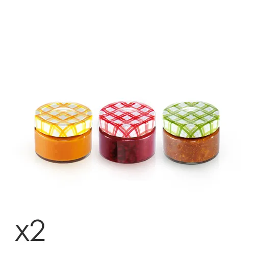 Vasetto Per Conserve 6 Pz 125 Ml "Della Casa"