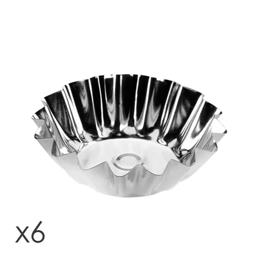 Set 6 Stampi Tondi Per Tartellette "Delicia"