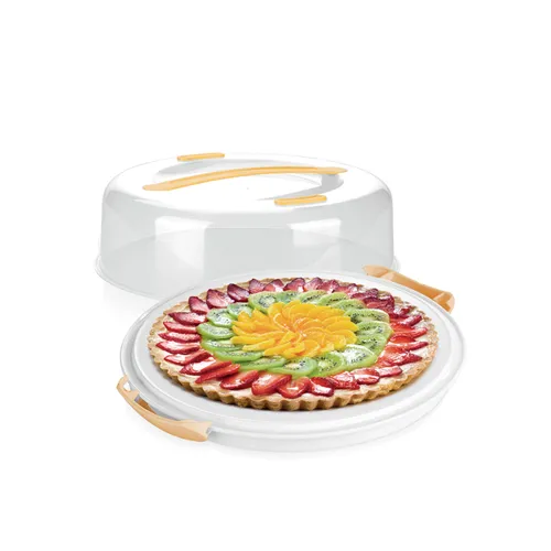 Porta Torte Basso Con Tavoletta Refrigerante Ø 34 Cm "Delicia"