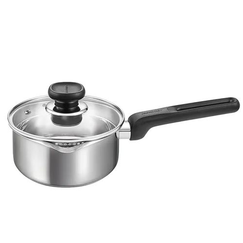 Casseruola 1 Manico Con Doppio Beccuccio E Coperchio Ø 16 Cm, 1,25