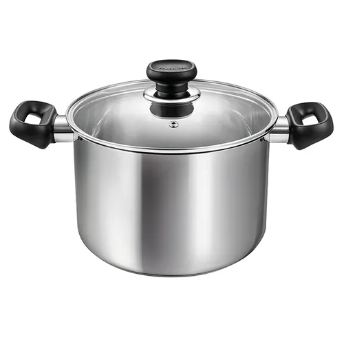 Pentola Con Coperchio Ø 22 Cm, 5,5 Lt "Brava"