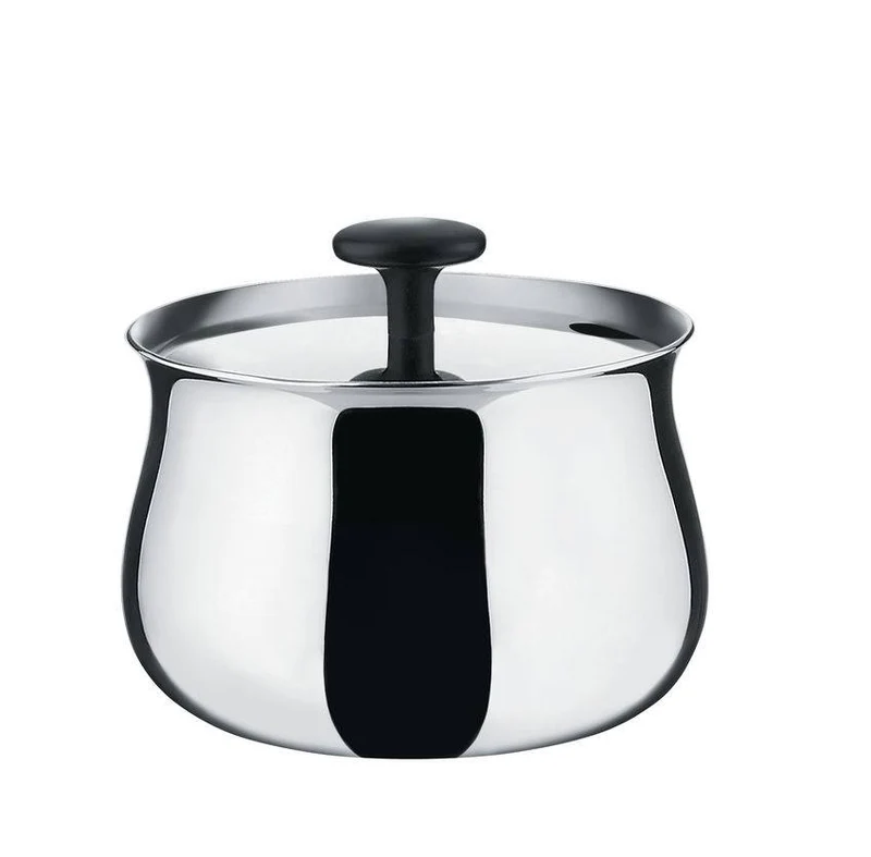 Alessi Cha, Zuccheriera Argento, Finitura Lucida