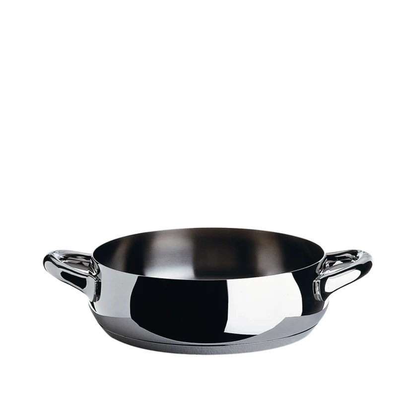 Alessi Mami Casseruola Bassa a Due Manici, cm 20