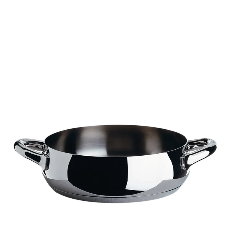Alessi Mami Casseruola Bassa a Due Manici, cm 28