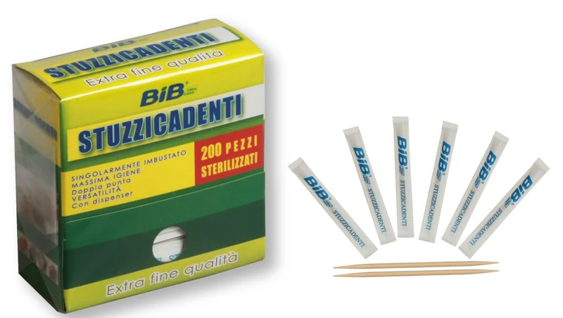 STUZZICADENTI 200PEZZI IMBUSTATI