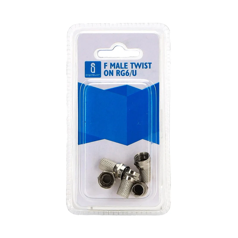 F MALE TWIST ON RG6/U