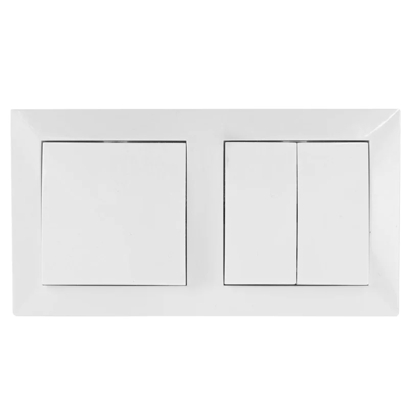 SWITCH COMBINATION(1 GANG 1 WAY SWITCH+2 GANG 1 WAY SWITCH)FLUSH-MOUNTED