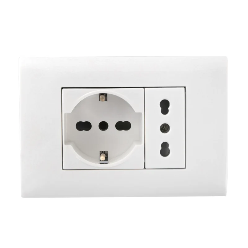 WALL COMBINATION SWITCH(SOCKET&SOCKET)