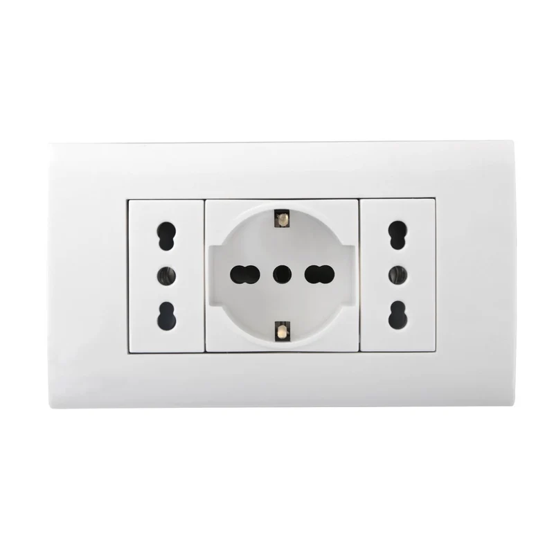 SWITCH AND SOCKET COMBINATION(ONE P30 SOCKET+TWO P17/11 BIPASSIO SOCKETS)