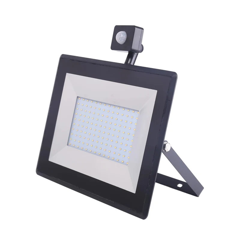 LED SENSOR SLIM FLOOD LIGHT 100W 4000K