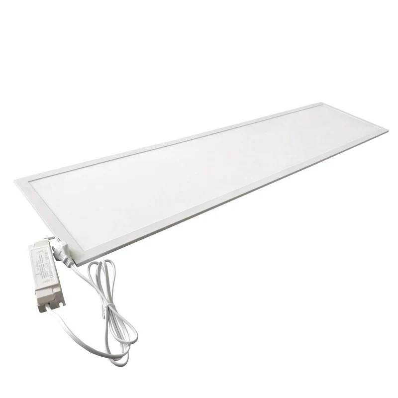 LED E5 PANEL LIGHT 40W 4000K(Size:295*1195*8mm 100lumen/W)/MILKY WHITE/1.5m WIRE/WITH PLUG,UGR<19