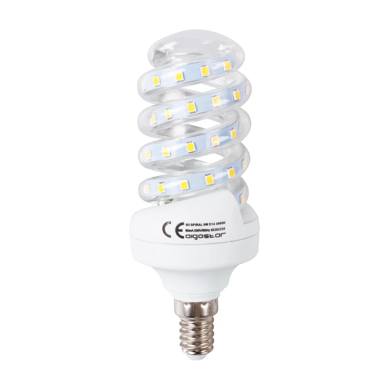 LED B5 SPIRAL 9W E14 3000K