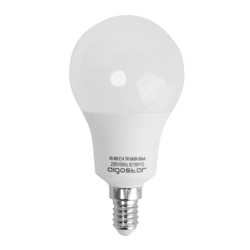 LED A5 A60 BIG ANGLE E14 7W 3000K