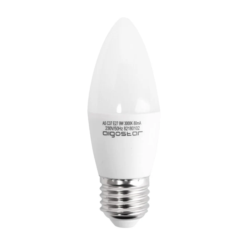 LED A5 C37 E27 9W 3000K
