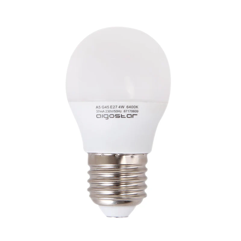 LED A5 G45 BIG ANGLE E27 7W 6400K