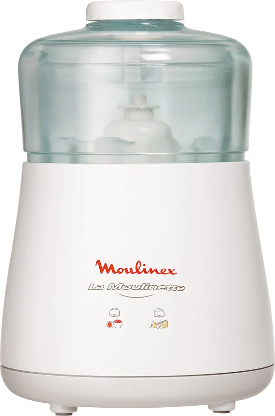Moulinex DPA141 La Moulinette Tritatutto Elettrico, Adatto per Tutti i Tuoi Alimenti 1000 W, 0.3 l, Bianco