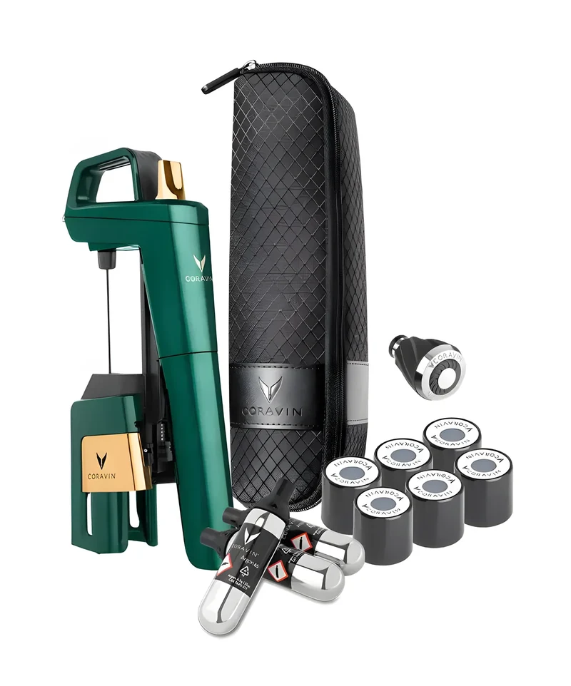 Coravin Timeless Six+13 pezzi verde smeraldo