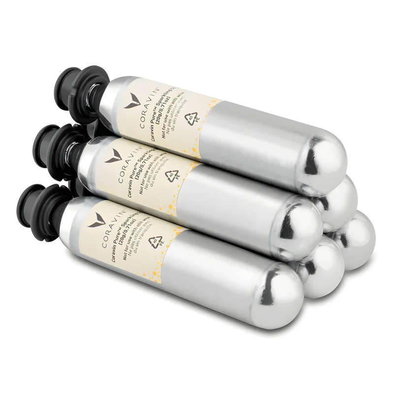 Coravin Capsula di CO2 "Pure" per sistema mescita spumante 6 pz
