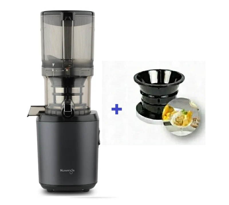 Kuvings AUTO 6 Estrattore 200W Slow Juicer Automatico black con Filtro da Gelato