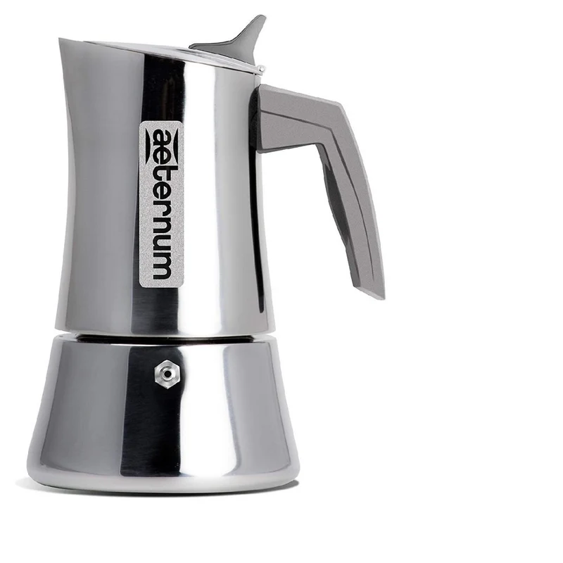 Caffettiera Divina 4 Tazze Acciaio Induzione Aeter
