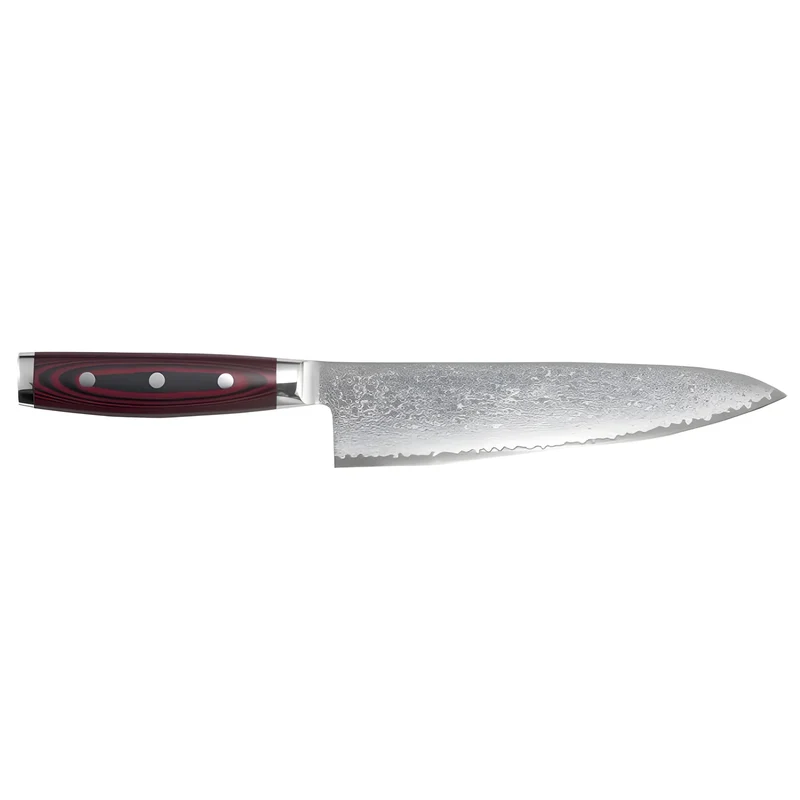 Yaxell Super GOU Coltello da Chef Lama 25,5 cm – Acciaio SG2 63 HRC, 161 Strati Damasco