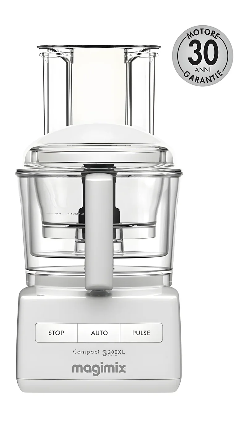 Magimix Robot 3200XL bianco Compact System 30 anni di garanzia sul motore 18370EA